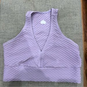 Light Purple Booty by Brabants Curvy Sports Bra.